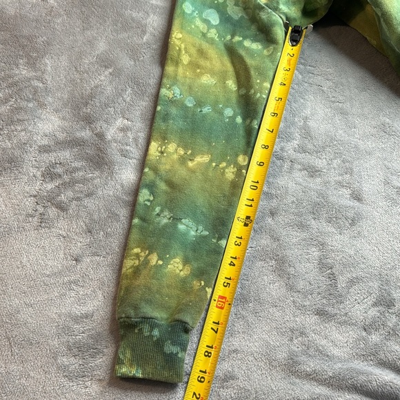 🎉HOST PICK🎉NWOT Big Bud Press Hand-Painted Sweats Hoodie Green Moss Unisex - Picture 13 of 13